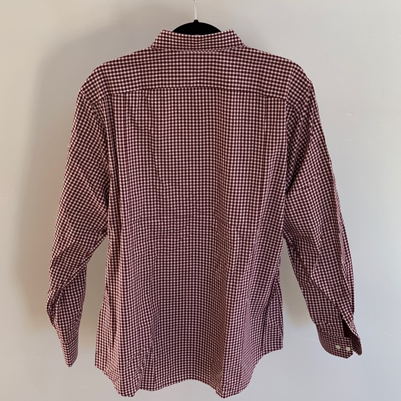 New Banana Republic Long Sleeve Button Up- Red - Picture 8 of 8